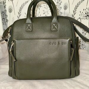 Ayla & Co Olive Green Diaper Bag